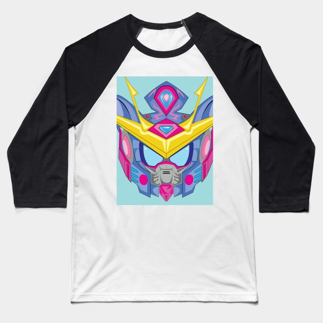 Mecha Cat Baseball T-Shirt by Geekygayo!